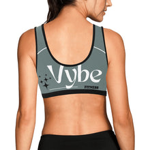 Load image into Gallery viewer, vybe Women&#39;s All Over Print Sports Bra (Model T52)