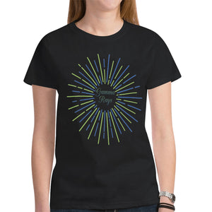 Gamma Rays New All Over Print T-shirt for Women (Model T45)