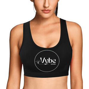 vybe Women's All Over Print Sports Bra (Model T52)