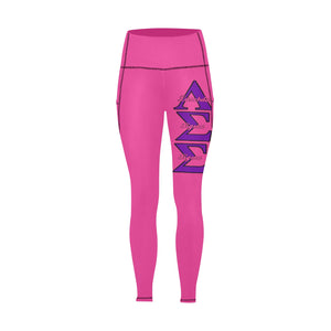 LSS All Over Print Leggings with Pockets (Model L56)