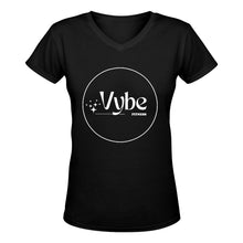 Load image into Gallery viewer, vybe Women&#39;s Deep V-neck T-shirt (Model T19)