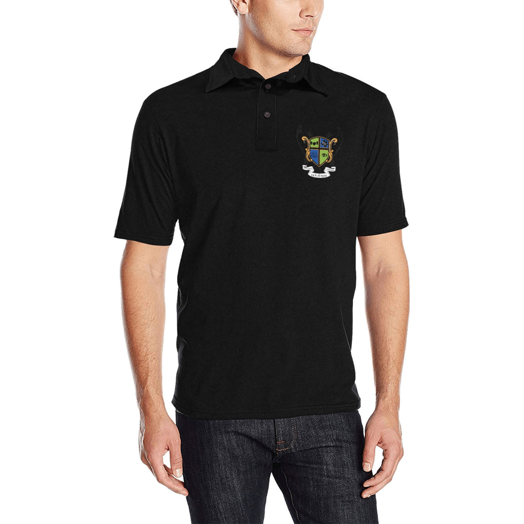 SAG Men's All Over Print Polo Shirt (Model T55)