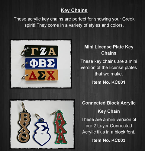 Key Chains (5 min order)